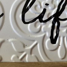 Load image into Gallery viewer, SECOND - A simple life - pressed metal sign
