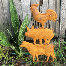 Load image into Gallery viewer, Farm Animal Garden Stake
