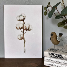 Load image into Gallery viewer, country style cotton stem fine art