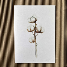 Load image into Gallery viewer, farmhouse style cotton stem art print