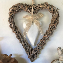 Load image into Gallery viewer, SECOND - Rustic Wicker Heart