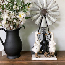 Load image into Gallery viewer, country decor metal windmill for a table