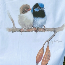 Load image into Gallery viewer, tea towels with fairy wrens