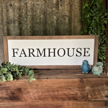 Load image into Gallery viewer, farmhouse style wooden farmhouse signj