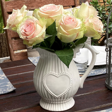 Load image into Gallery viewer, Emma - ribbed heart jug