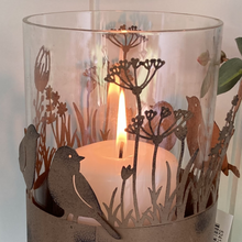 Load image into Gallery viewer, Rustic Metal Candle Holder - birds