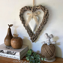 Load image into Gallery viewer, SECOND - Rustic Wicker Heart