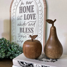 Load image into Gallery viewer, carved apple and pear