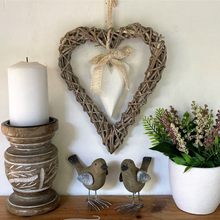 Load image into Gallery viewer, SECOND - Rustic Wicker Heart