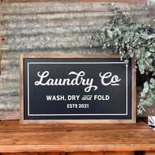 Load image into Gallery viewer, farmhouse sign for the laundry
