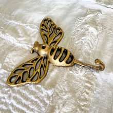 Load image into Gallery viewer, Vintage Gold Bee Hook
