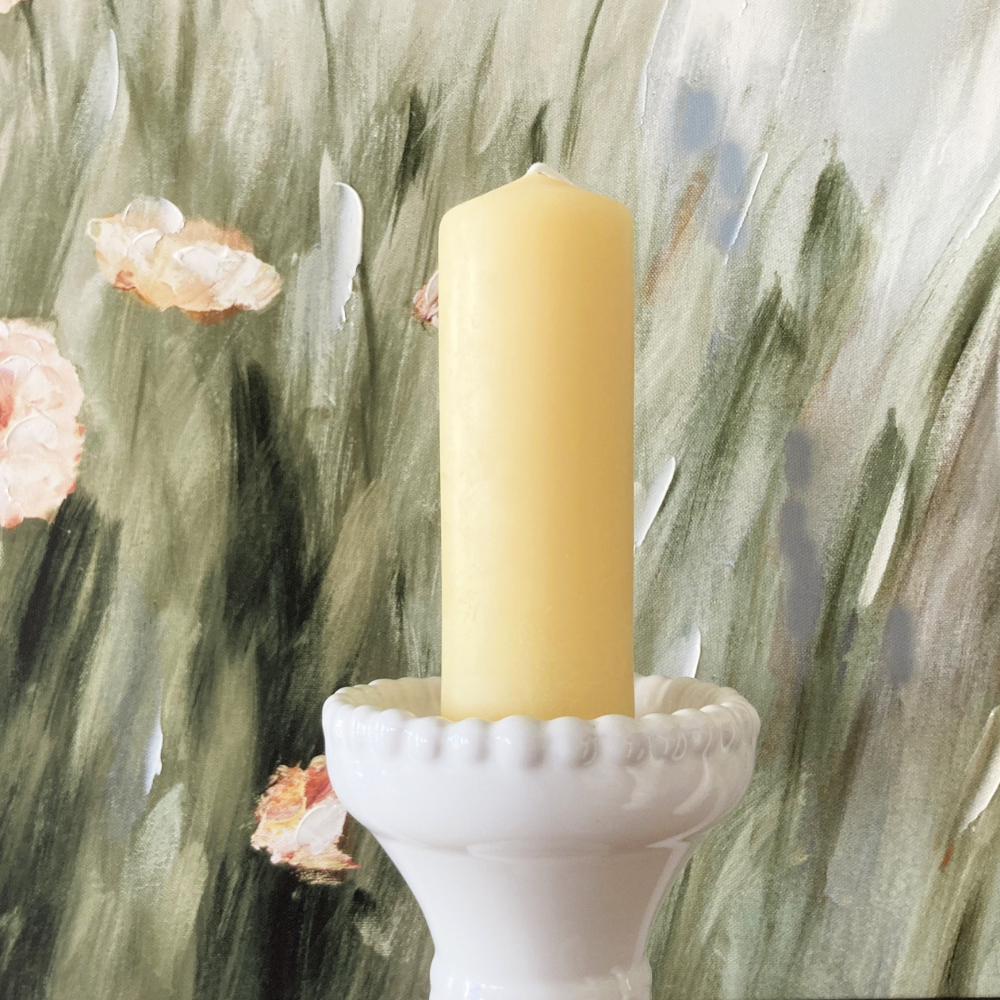 Storytime Pillar Beeswax Candle