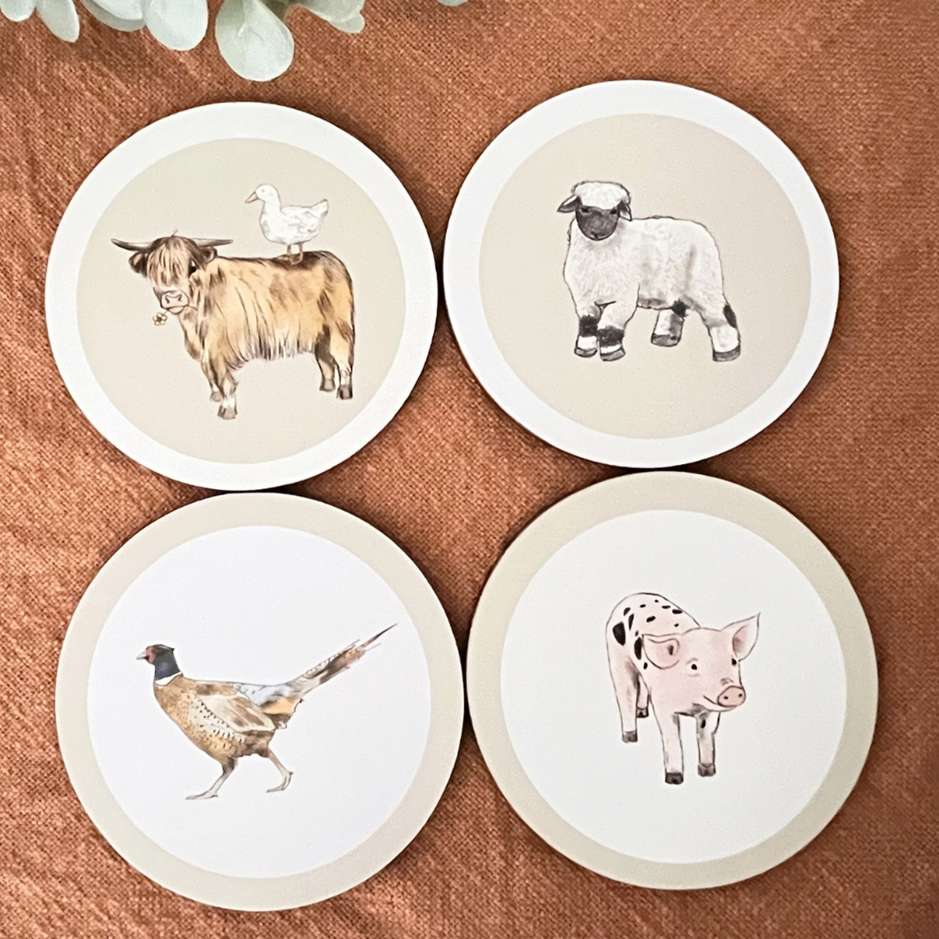 Buttercup Coasters - Set/4