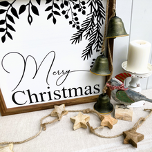 Load image into Gallery viewer, Brass Christmas Bell Garland
