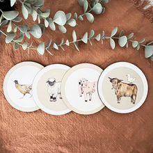 Load image into Gallery viewer, Buttercup Coasters - Set/4
