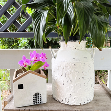 Load image into Gallery viewer, Vintage White Urn
