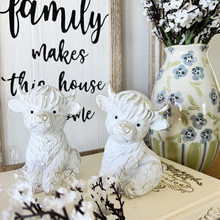 Load image into Gallery viewer, Highland Cow Figurine - pair
