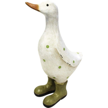 Load image into Gallery viewer, Duck in Gumboots - olive
