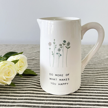 Load image into Gallery viewer, Wildflowers Milk Jug
