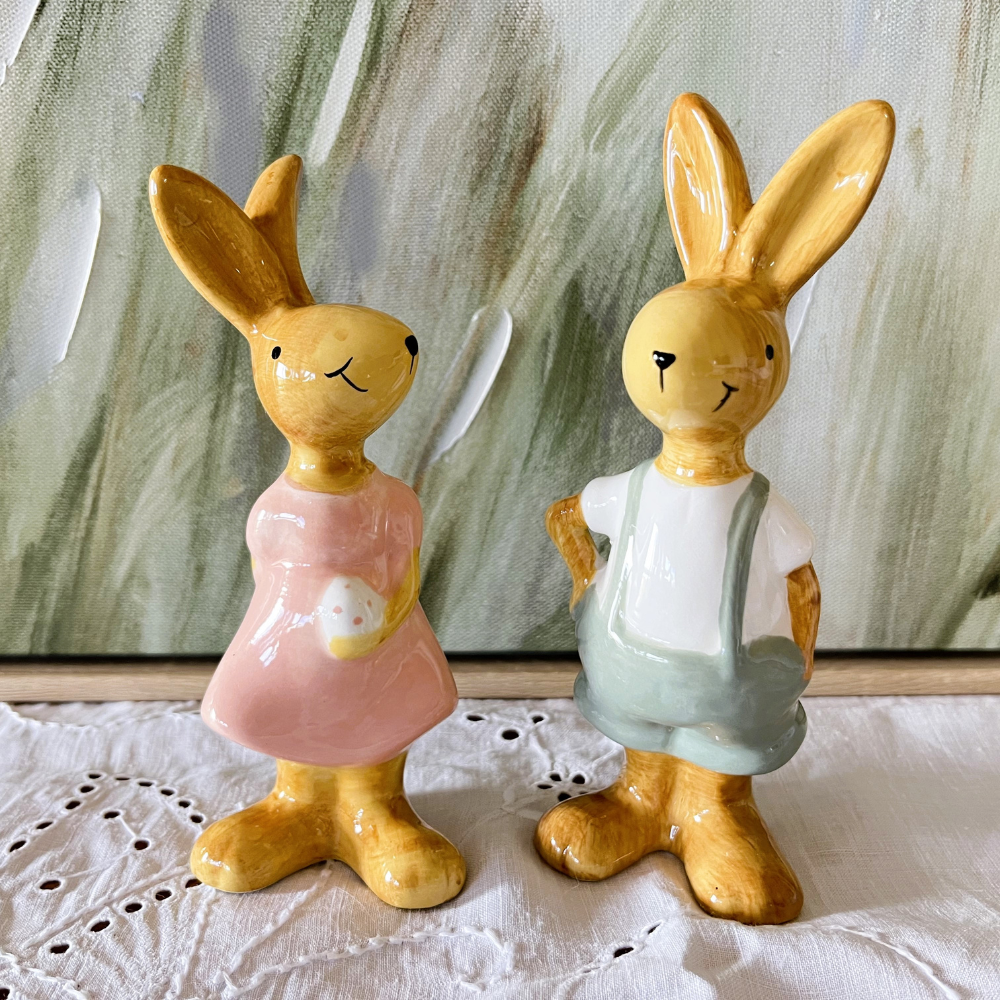 Country Bunny Ornament