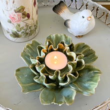 Load image into Gallery viewer, French Green Tea Light Holder
