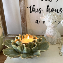 Load image into Gallery viewer, French Green Tea Light Holder
