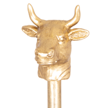 Load image into Gallery viewer, Antique Gold Cow Dispenser
