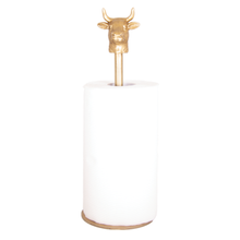 Load image into Gallery viewer, Antique Gold Cow Dispenser
