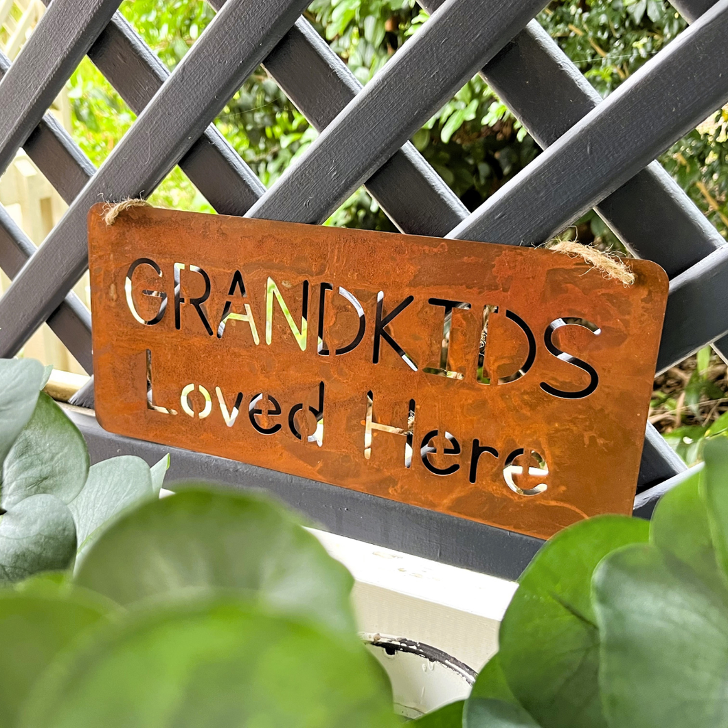 Grandkids Loved Here