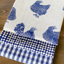 Load image into Gallery viewer, Henrietta Tea Towel Set of 3 - Blueberry
