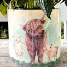 Load image into Gallery viewer, Highland &amp; Friends Planter
