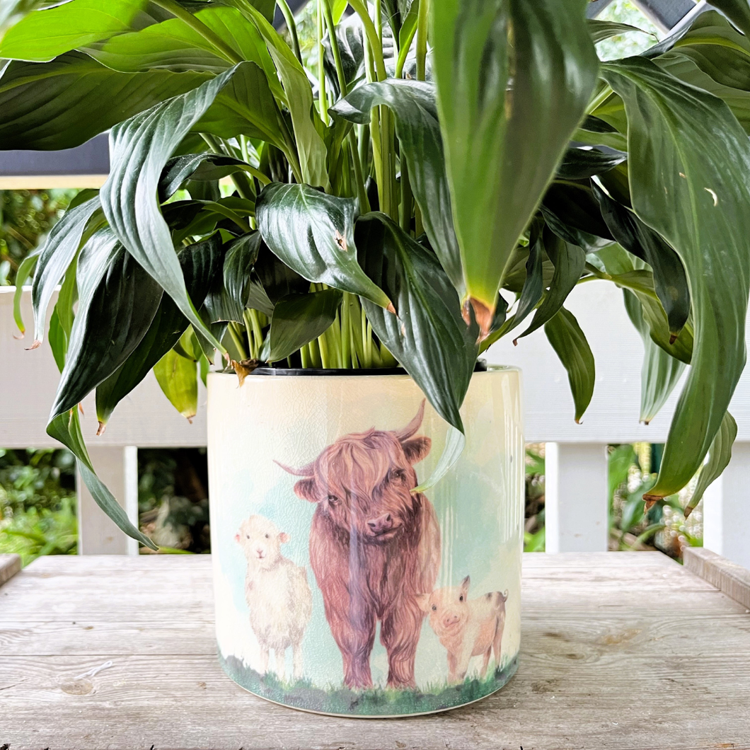 Highland & Friends Planter
