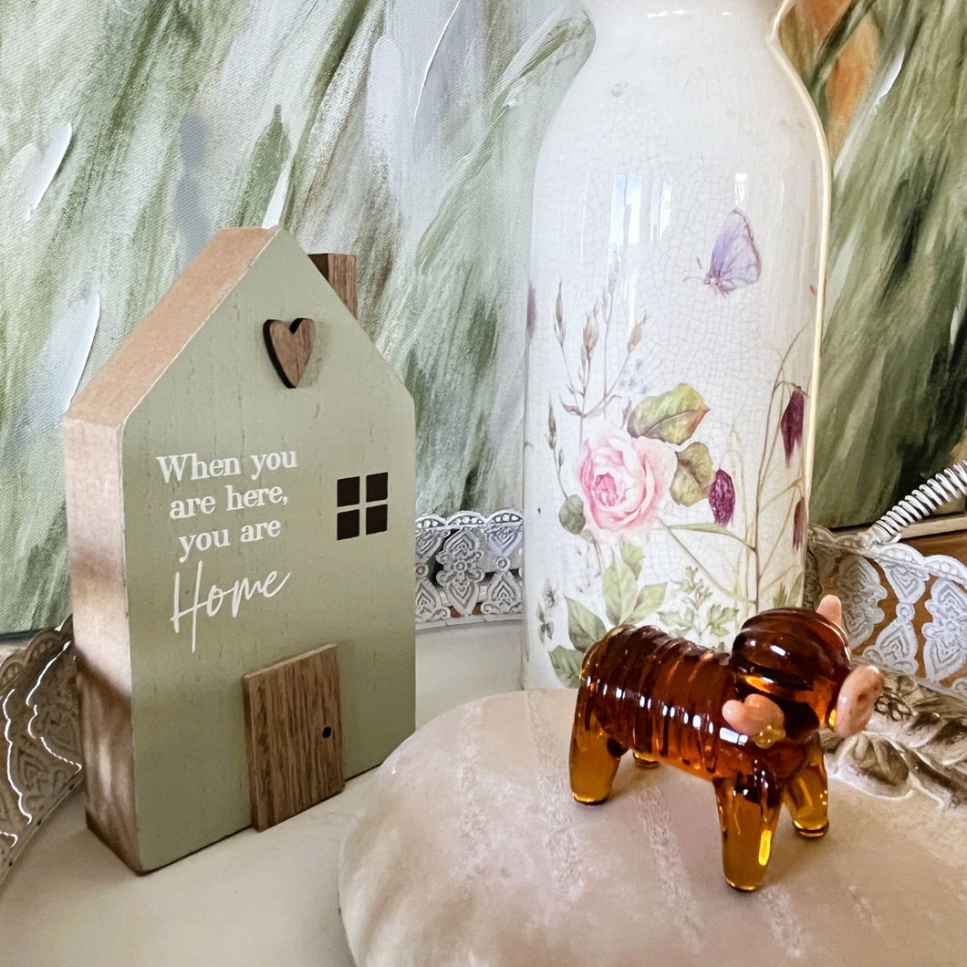 When you are here - house plaque