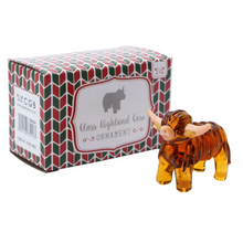 Load image into Gallery viewer, Glass Highland Cow
