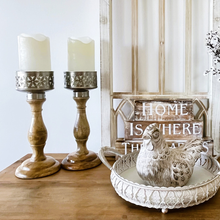 Load image into Gallery viewer, Handcrafted Pillar Candle Holder
