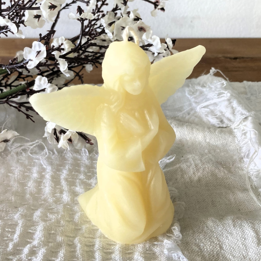 Angel Beeswax Candle