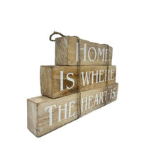 Load image into Gallery viewer, Handcrafted &quot;Home&quot; Blocks
