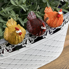 Load image into Gallery viewer, Colourful Chicken Pot Sitters - set/3
