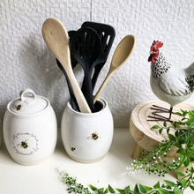 Load image into Gallery viewer, Bumble Bee Utensil Holder
