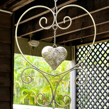 Load image into Gallery viewer, Heart and Bird Wind Chime
