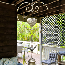 Load image into Gallery viewer, Heart and Bird Wind Chime
