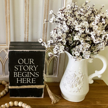 Load image into Gallery viewer, Decorative Vintage &quot;Our Story&quot; Books
