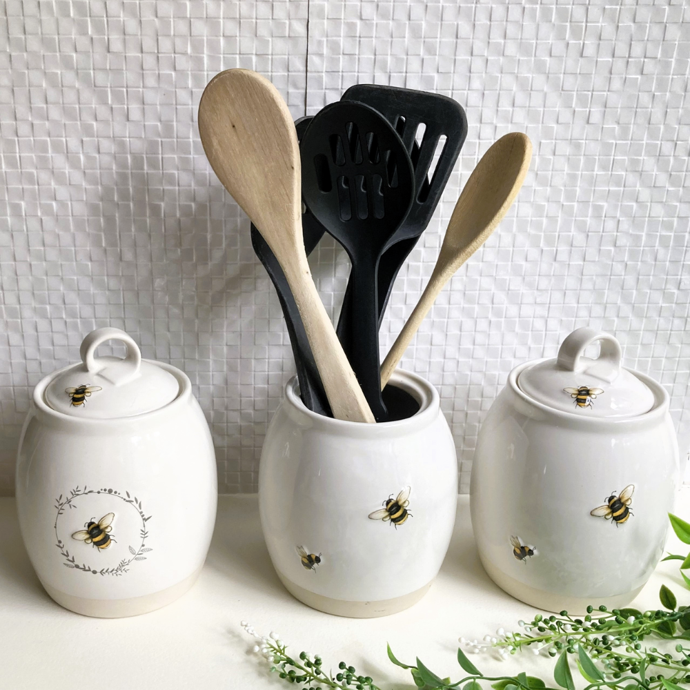 Bumble Bee Utensil Holder