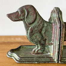 Load image into Gallery viewer, Cast Iron Dachshund Book Ends
