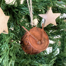 Load image into Gallery viewer, Rustic Drum Hanging Ornament
