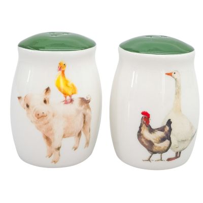 Farm Yard Salt and Pepper Shakers