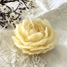 Load image into Gallery viewer, Peony Beeswax Candle
