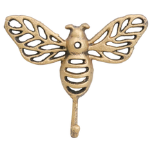 Load image into Gallery viewer, Vintage Gold Bee Hook
