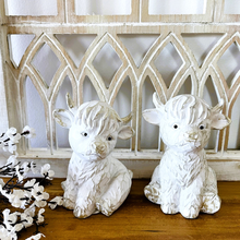 Load image into Gallery viewer, Highland Cow Figurine - pair
