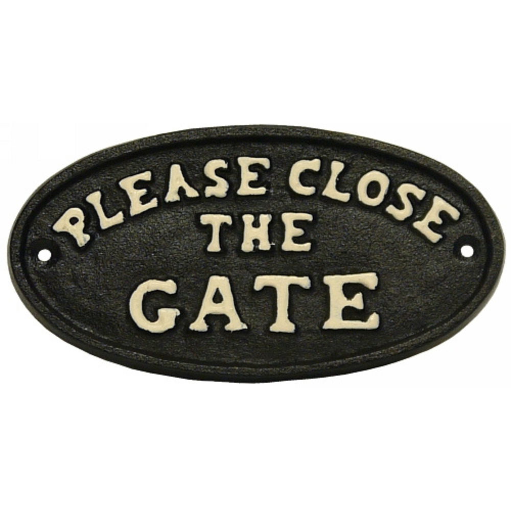 Please Close the Gate